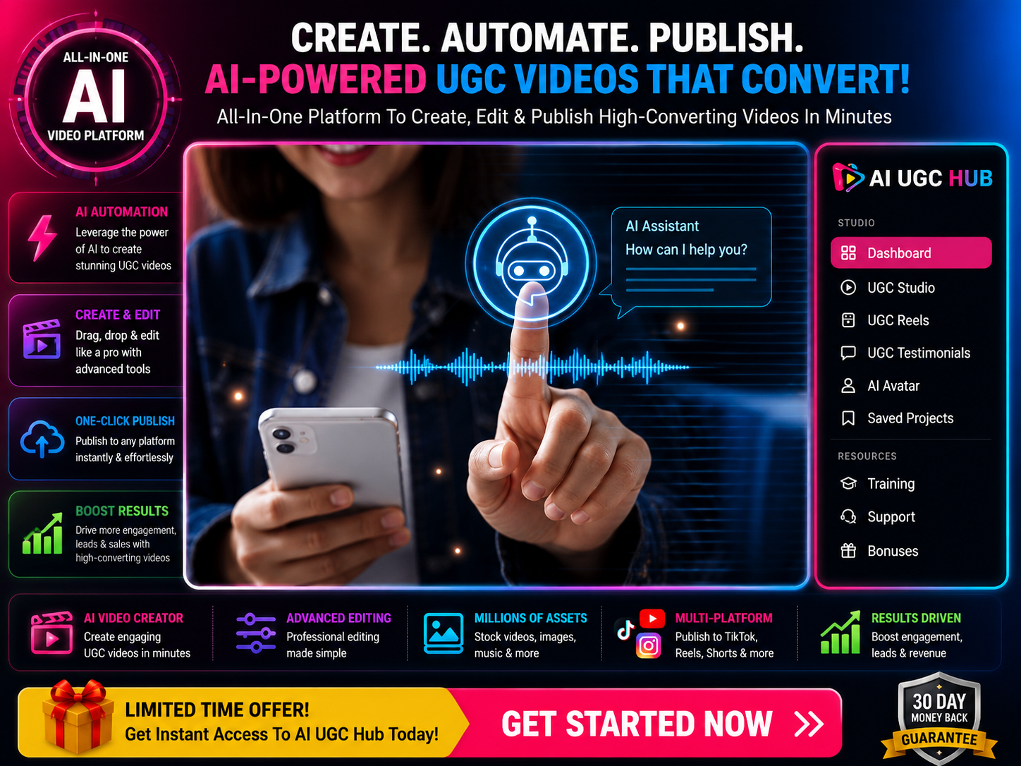 AI-powered video platform promotion