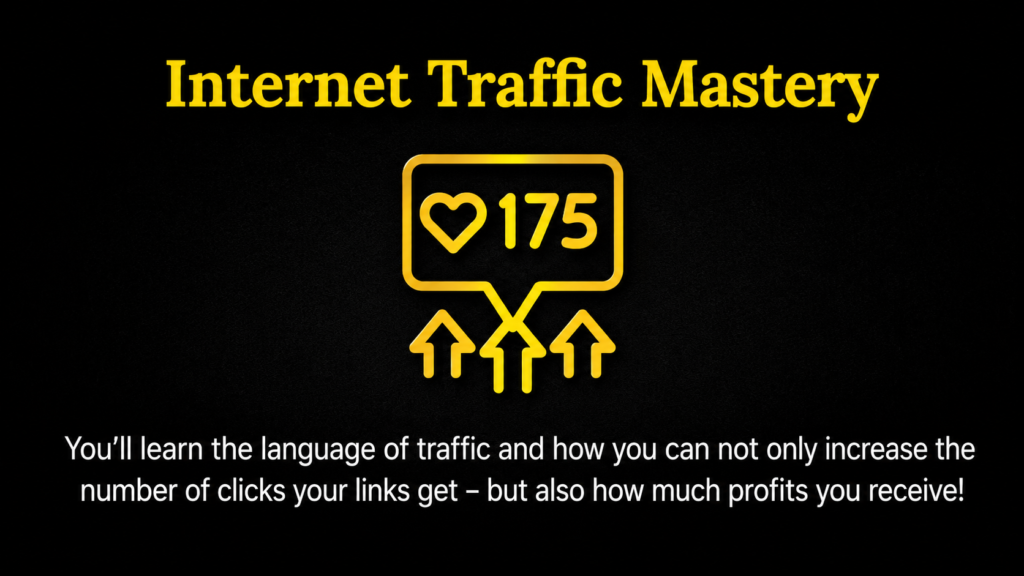 Internet traffic mastery course banner